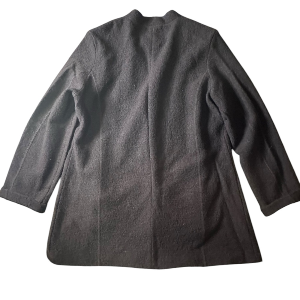 Harve Bernard 100% Wool Button Down Jacket Size Xl - image 3